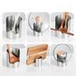 🍴 Multifunctional Kitchen Utensil Holder Thickened Space-Saving Vertical Storage ✨ Stable Wide Base Easy Clean Silver 50% OFF Today