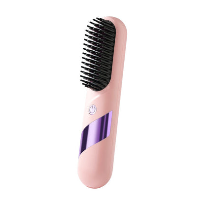 🎁50% Off🎁Multi-Function Cordless Ceramic Hair Straightener Brush👩🪮