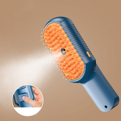 🔥💥50% Off Hot Sale Limited Time🚀Rechargeable Pet Spray Massage Comb🐱🐶