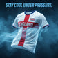 👕 LIMITED-TIME 50% OFF! England Football Tee – Red Cross & Flag Graphic, Athletic Fit, Breathable for World Cup 2026 🏆⚽