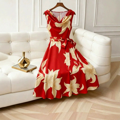 🎁2026 New Arrivals 50% OFF💥Women's Sleeveless Floral Print Dress👗