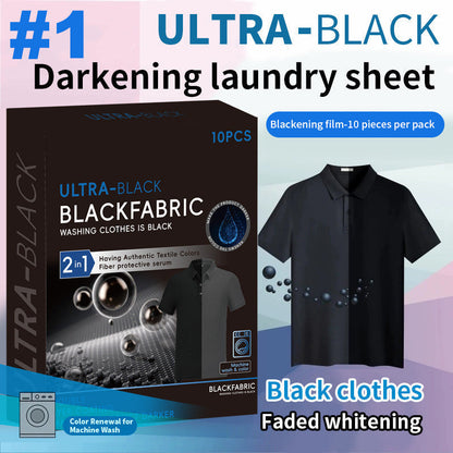 💥50% Off🚀Ultra-Black Clothing Blackening Sheets🧼👚🩳