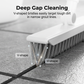 🔥Only £9.99 Last Day Promotion!💥🎁2-in-1 Grout & Corner Scrubber Brush with Squeegee🧹