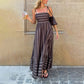 📢📢50% OFF !!🎁Free Gift⏰Women's Striped Cami Maxi Dress👗
