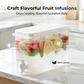 🔥50% Off Limited Time🚀Large Capacity Fridge Cold Water Kettle Slim Heat Resistant Beverage Dispenser🧊🍍
