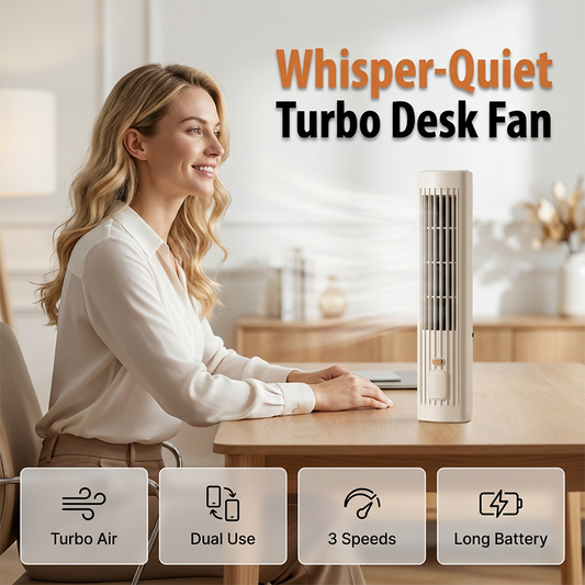 🔥49% Off Hot Sale💥Rechargeable Vertical & Horizontal Air Circulator Fan🧊🍃