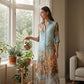 🎁New Arrival 56% OFF💥Elegant Retro Print Maxi Dress | Boho V-Neck Button-Down Flowy Gown | Breathable Summer Beach Holiday Dress