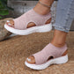 ☀️ 50% Off – Women's Breathable Knit Platform Sandals | Lightweight Comfort & Style👟