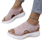☀️ 50% Off – Women's Breathable Knit Platform Sandals | Lightweight Comfort & Style👟