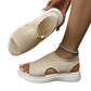 ☀️ 50% Off – Women's Breathable Knit Platform Sandals | Lightweight Comfort & Style👟
