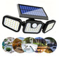 🔥50% Off Hot Sale🏡Solar 3-Heads Wall Light With Sensor Lighting Function💡