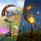 📢📢40% OFF !! ⏰Solar Fairy Moon Garden Stake Light💡🏡
