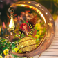 📢📢40% OFF !! ⏰Solar Fairy Moon Garden Stake Light💡🏡