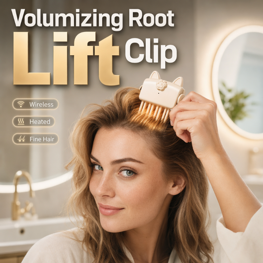 🎉48K+ Sold 💇 Wireless Heated Volumizing Root Lift Clip, Portable Travel Hair Styling Tool for Flat Fine Hair🪮