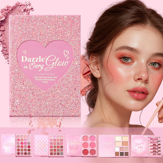 🎉✨️Amazing 50% OFF！💄Recommended by makeup artists！👱🏻‍♀️One palette covers all your full-face makeup looks！All-in-One Makeup Palette Book Set