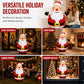 🎄🎅Christmas Special 50% Off！🤶Santa Claus is coming to your home with gifts！🎁150cm Inflatable Santa Claus Tumbler with LED Light Christmas Outdoor Party Decoration