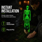🎁💀Halloween Hot Sale 70% OFF🎃Solar Skeleton Ground Stake Lights Outdoor Waterproof Halloween Decor Lights