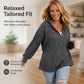 🔥LAST DAY SALE ONLY ￡19.99!!🔥Women's Long Sleeve Casual Hoodie Top 👕 A Cosy Throw-On for Chilly Mornings & Laid-Back Days ✨