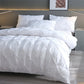 📢📢40% OFF !! ⏰3-Piece Pintuck Pleated Duvet Cover & Pillowcases Set