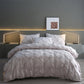 📢📢40% OFF !! ⏰3-Piece Pintuck Pleated Duvet Cover & Pillowcases Set