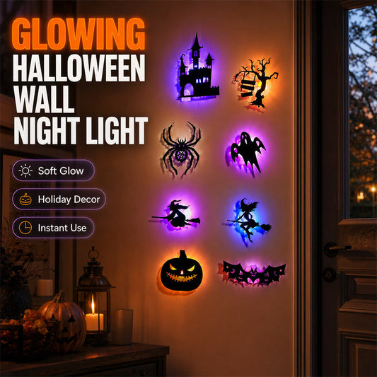 🎃Halloween Glow in Dark Wall Stickers🦇🪄