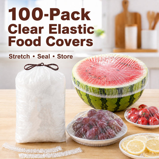 ⏳LAST DAY SALE ONLY ￡8.99!🔥Disposable Stretch Food Covers for Bowls & Plates