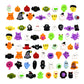 ✨🎃Halloween Squishies Stress Relief Toy Set, Classic Pumpkin/Ghost/Bat Shapes, Super Soft TPR Material with Elastic Squeeze Feel🧹Washable & Durable, Assorted 24/36/50pcs for Party Favors, Classroom Rewards & Trick-or-Treat🦇🪄