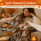 ⏳LAST DAY SALE 50%🎃Halloween Patchwork Flannel Blanket👻