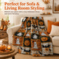 ⏳LAST DAY SALE 50%🎃Halloween Patchwork Flannel Blanket👻