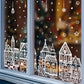 ⏳LAST DAY SALE ONLY￡6.99!🎁🎄 Christmas Village Window Sticker Set