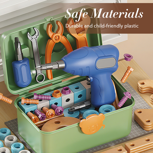 ⏳🔥LIMITED-TIME 50% OFF! ⏰ Children's Educational DIY Toy Tool Kit-Build More. Learn More. Play Creatively🧰✨
