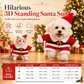 🎅🎄Christmas Pet Costume for Dogs and Cats Autumn Winter Holiday Outfits featuring Santa Claus Suits and Snowflake Capes