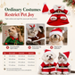 🎅🎄Christmas Pet Costume for Dogs and Cats Autumn Winter Holiday Outfits featuring Santa Claus Suits and Snowflake Capes