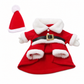 🎅🎄Christmas Pet Costume for Dogs and Cats Autumn Winter Holiday Outfits featuring Santa Claus Suits and Snowflake Capes