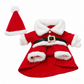 🎅🎄Christmas Pet Costume for Dogs and Cats Autumn Winter Holiday Outfits featuring Santa Claus Suits and Snowflake Capes