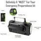 📢50% OFF📻 All-in-One Emergency Solar Powered Radio  🔦