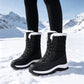 🌸Hot Sale 50% OFF👢 Women's Waterproof Plush-Lined Mid-Calf Snow Boots