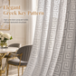 📢📢50% OFF !! ⏰Geometric Jacquard Sheer Curtain Panel for Living Room