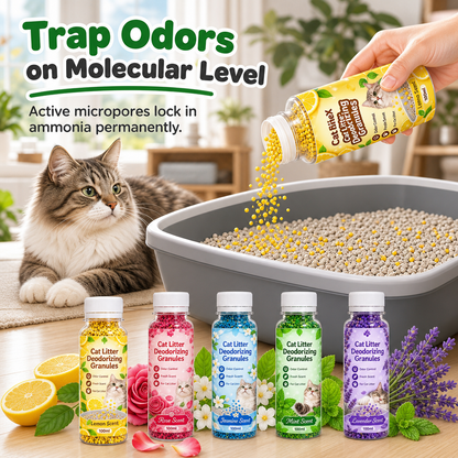 🎁2026 New Arrivals 50% OFF💥Cat Litter Deodorizer Granules – Fresh Scents for a Cleaner Home 🌸✨