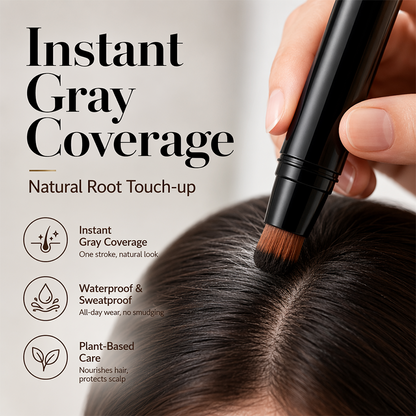 📢📢50%  OFF !! Buy 1 Get 1 Free ⏰ Instant Gray Cover Hair Pen – Quick touch-up & natural finish ✨